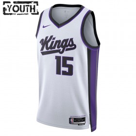 Dres Sacramento Kings Davion Mitchell Nike 2023-24 Association Edition Bijela Swingman - Dječji